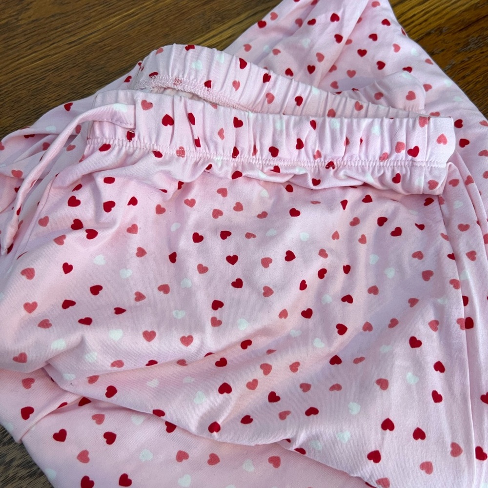 Pink Heart Pajama Pants
